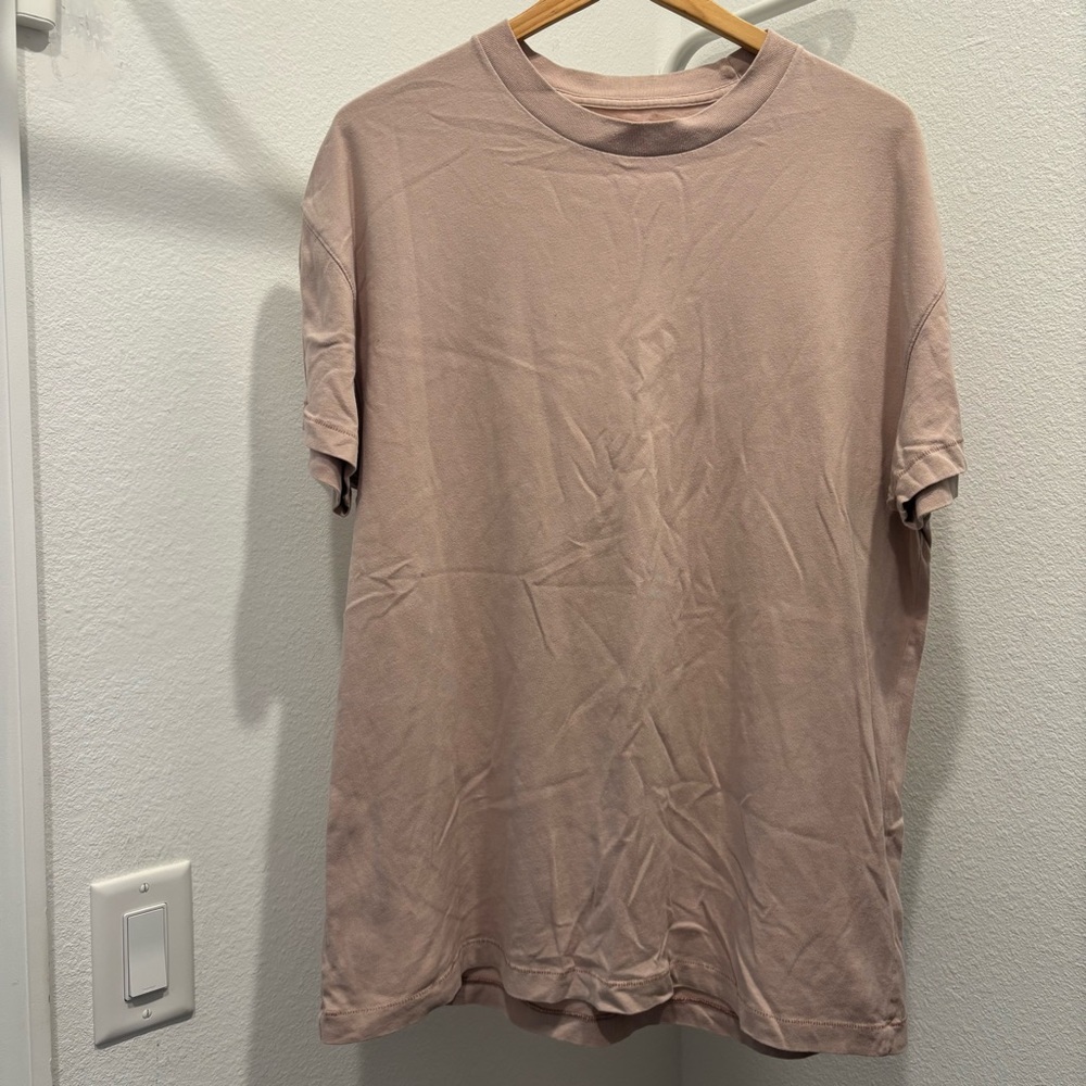 Abercrombie & Fitch Men’s Light Pink Short Sleeve Tee